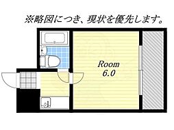 ラ・フォーレ南市岡 1Kの間取図画像