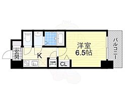 ベイサイドパークOSAKAノースレジデンシス 1Kの間取図画像