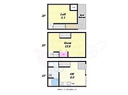 Petit西九条 1DKの間取図画像