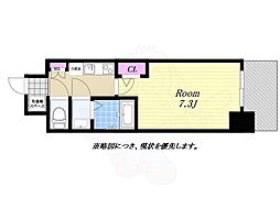 セレニテ西九条アリエ 1Kの間取図画像