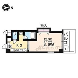 Casadeissa 1Kの間取図画像