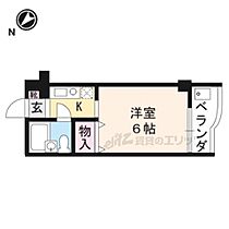 京都府京都市左京区北白川下池田町（賃貸マンション1K・2階・16.47㎡） その2