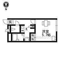 レオパレスのぞみ 204 ｜ 京都府京都市中京区西ノ京内畑町（賃貸アパート1K・2階・20.28㎡） その2