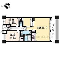 京都府京都市中京区西ノ京栂尾町（賃貸マンション2LDK・8階・60.76㎡） その2