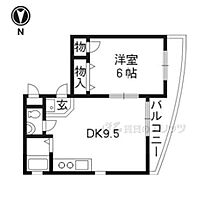 京都府京都市左京区下鴨森本町（賃貸マンション1DK・4階・33.62㎡） その2