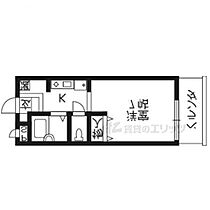 京都府京都市中京区西ノ京北壺井町（賃貸マンション1K・2階・23.33㎡） その2