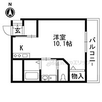 京都府京都市中京区西ノ京小倉町（賃貸アパート1K・3階・28.43㎡） その1