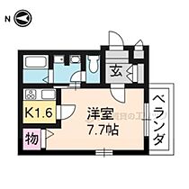 プラティーク・ドミール 202 ｜ 京都府京都市上京区六軒町通今出川上る佐竹町（賃貸マンション1K・2階・26.12㎡） その2