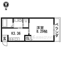 ？ＥＳＡ　ＶＥＲＤＥ壬生 106 ｜ 京都府京都市中京区壬生梛ノ宮町（賃貸マンション1K・1階・25.92㎡） その2