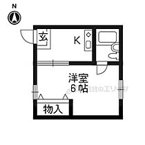 京都府京都市北区小山西大野町（賃貸マンション1K・3階・17.00㎡） その1