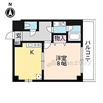 御所西エクセル三宅 807 ｜ 京都府京都市上京区葭屋町通一条上る晴明町（賃貸マンション1K・8階・33.06㎡） その2