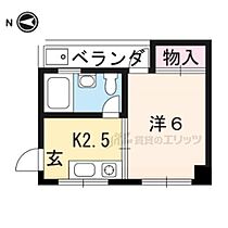 京都府京都市左京区鹿ヶ谷西寺ノ前町（賃貸マンション1K・3階・18.00㎡） その2