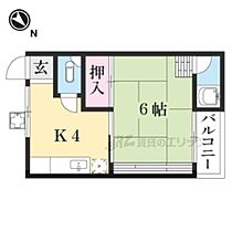 滋賀県大津市大江2丁目（賃貸アパート1K・1階・25.45㎡） その2