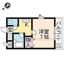 クッキィーＣ 205 ｜ 滋賀県大津市月輪1丁目（賃貸マンション1K・2階・20.41㎡） その2