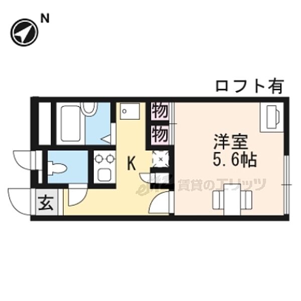 滋賀県甲賀市甲南町寺庄(賃貸アパート1K・1階・20.28㎡)の写真 その2