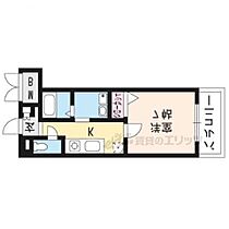 ベルヴィ大津 306 ｜ 滋賀県大津市木下町（賃貸マンション1K・3階・26.11㎡） その2