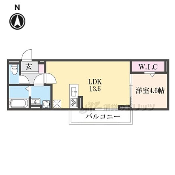 仮）D-ROOM彦根市古沢町分譲ＰＪ 202｜滋賀県彦根市古沢町(賃貸アパート1LDK・2階・43.61㎡)の写真 その2