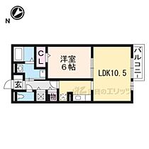 滋賀県長浜市平方町（賃貸アパート1LDK・2階・41.95㎡） その2