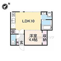 滋賀県彦根市竹ケ鼻町（賃貸アパート1LDK・2階・36.46㎡） その2