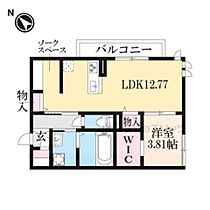 サニー・サイド 201 ｜ 滋賀県近江八幡市西庄町（賃貸アパート1LDK・2階・41.85㎡） その1