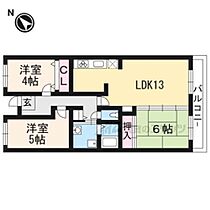 グランシャリオ草津 105 ｜ 滋賀県草津市野村6丁目（賃貸マンション3LDK・1階・61.66㎡） その2