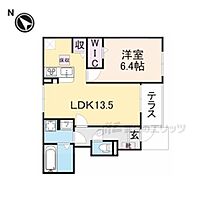 滋賀県甲賀市甲南町野田（賃貸アパート1LDK・1階・47.41㎡） その2