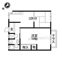 滋賀県野洲市行畑1丁目（賃貸アパート1LDK・1階・42.50㎡） その2