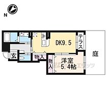 滋賀県草津市笠山3丁目（賃貸アパート1LDK・1階・40.45㎡） その2