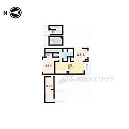 セントリーパーク 3階2LDKの間取り