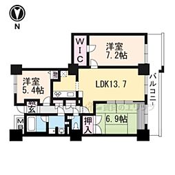 ウイング・ビュー 3LDKの間取図画像