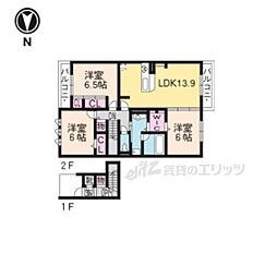WEMBLEY.SATELLITE 3LDKの間取図画像