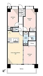 間取図画像 3LDK