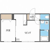 キューブ美園6・8  ｜ 北海道札幌市豊平区美園六条8丁目（賃貸マンション1LDK・2階・30.40㎡） その2