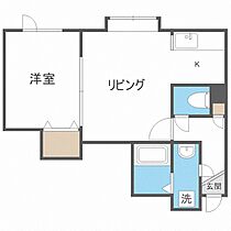 イーストサンシャイン25  ｜ 北海道札幌市東区北二十五条東4丁目（賃貸アパート1LDK・1階・33.88㎡） その2