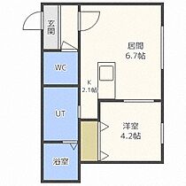 Ｖｅｒｔ西区  ｜ 北海道札幌市西区発寒一条4丁目（賃貸マンション1LDK・2階・29.70㎡） その2