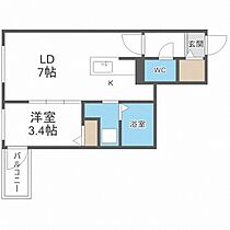 Ｃｏｕｒｔ　Ｔｉａｒａ  ｜ 北海道札幌市豊平区西岡四条8丁目（賃貸マンション1LDK・3階・30.31㎡） その2