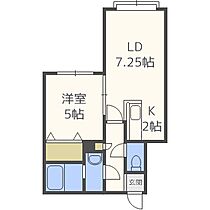 ビーブルー 203 ｜ 北海道札幌市白石区北郷五条10丁目（賃貸アパート1LDK・3階・33.82㎡） その2