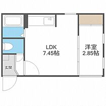 レスペデザ菊水  ｜ 北海道札幌市白石区菊水五条1丁目（賃貸マンション1DK・1階・23.10㎡） その2