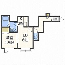 ケントハウスＩＩ  ｜ 北海道札幌市東区北四十一条東2丁目（賃貸アパート1LDK・1階・33.41㎡） その2