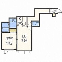 レイディアンス  ｜ 北海道札幌市東区北四十二条東5丁目（賃貸アパート1LDK・2階・36.85㎡） その2