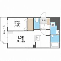 マルシェ八軒  ｜ 北海道札幌市西区八軒一条西1丁目（賃貸マンション1LDK・1階・31.27㎡） その2