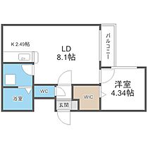 ＳＴＲＡＨＬ  ｜ 北海道札幌市豊平区月寒西一条7丁目（賃貸マンション1LDK・1階・33.57㎡） その2