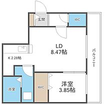 クラス南郷  ｜ 北海道札幌市白石区南郷通6丁目南（賃貸マンション1LDK・3階・35.09㎡） その2