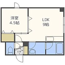 ライブヒア  ｜ 北海道札幌市白石区本通12丁目南（賃貸マンション1LDK・4階・26.73㎡） その2