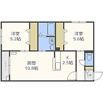 ｃｏｒｔｉｌｅ曙Ｂ  ｜ 北海道札幌市手稲区曙一条1丁目（賃貸マンション2LDK・1階・51.84㎡） その2