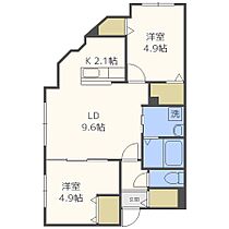 カサトレス白石  ｜ 北海道札幌市白石区本通1丁目南（賃貸マンション2LDK・3階・47.99㎡） その2