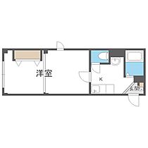 フェアリーテイル澄川  ｜ 北海道札幌市南区澄川三条1丁目（賃貸マンション1LDK・3階・31.19㎡） その2