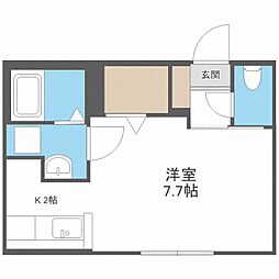 nexuseN24 1Kの間取図画像