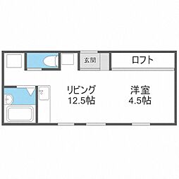 Nap-N32 1LDKの間取図画像