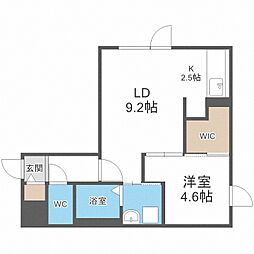 ポラリスファイブ 1LDKの間取図画像